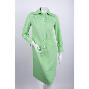 1970's Vintage Polka Dot Dress David Crystal Women